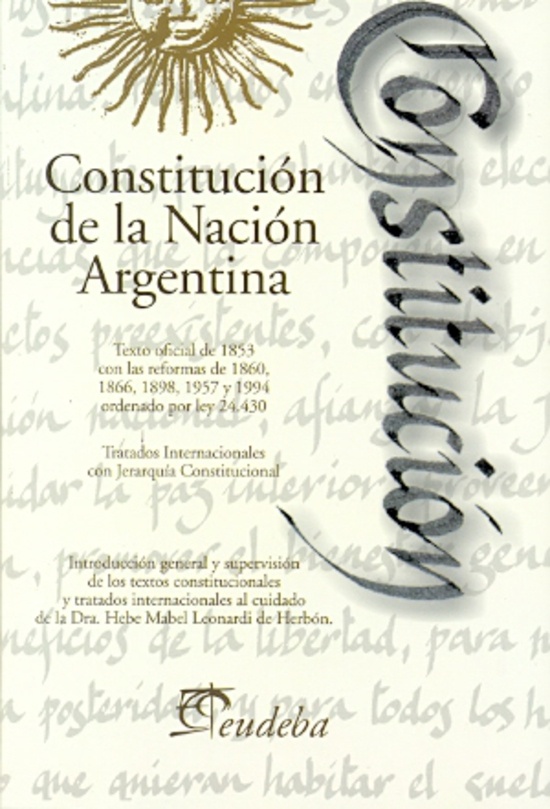 Constitucion de la Nacion Argentina