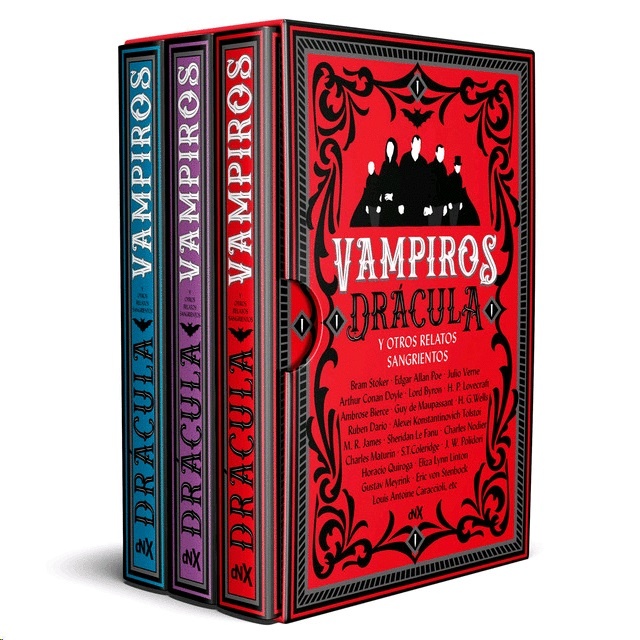 Vampiros. Dracula y otros relatos sangrientos (Caja con tres libros)