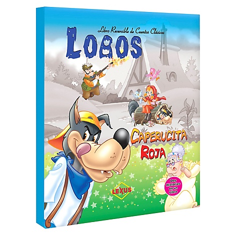 Lobos caperucita roja libro reversible dos historias