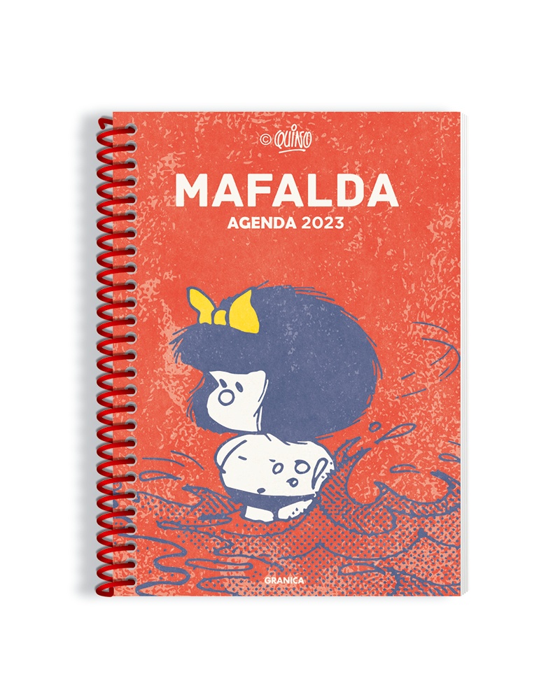 Mafalda 2023 anillada modulos rojo