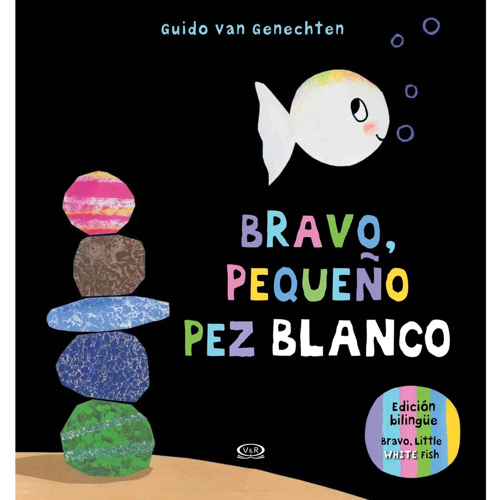 Bravo pequeño pez blanco