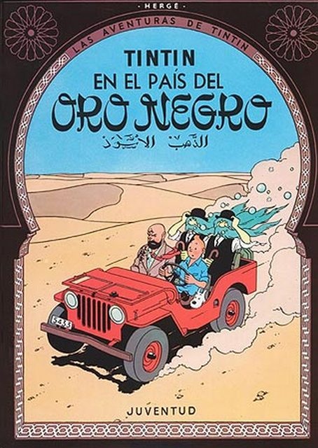 Tintin en el pais del oro negro