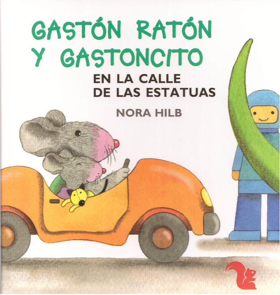 Gaston Raton y Gastoncito en la calle de las estatuas