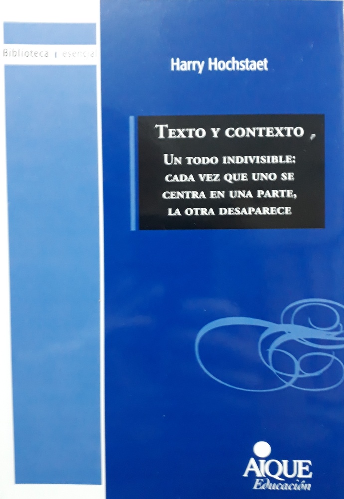 Texto y contexto