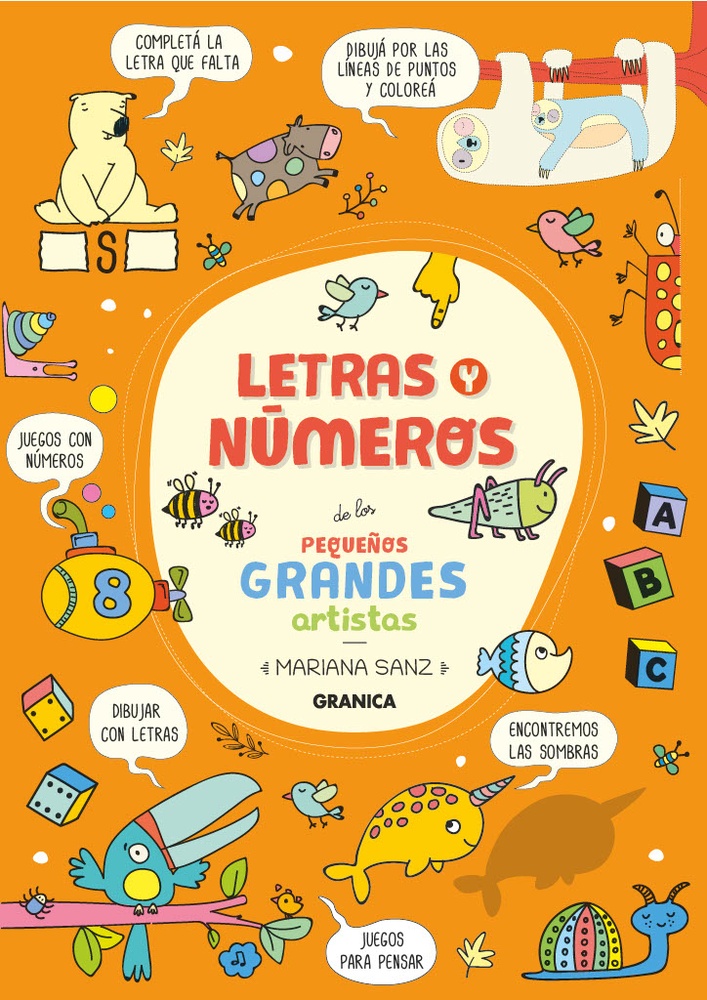 Letras y números de los pequeños grandes artistas