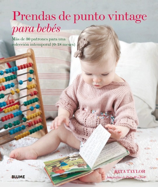 Prendas de punto vintage para bebes