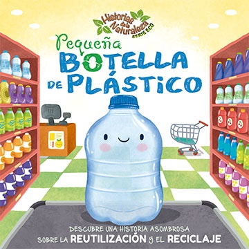 Pequeña botella de plastico