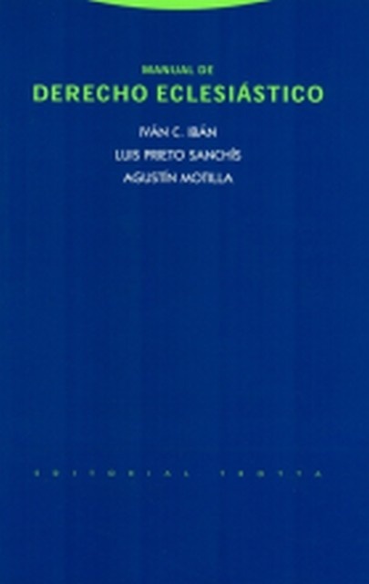 Manual de derecho eclesiastico