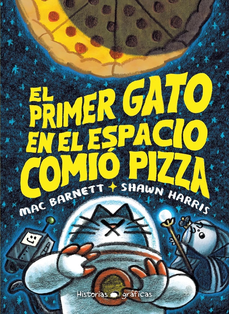 El primer gato en el espacio comío pizza