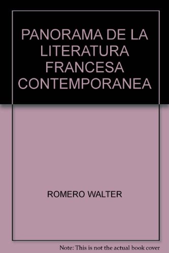 Panorama de la Literatura Francesa Contemporanea