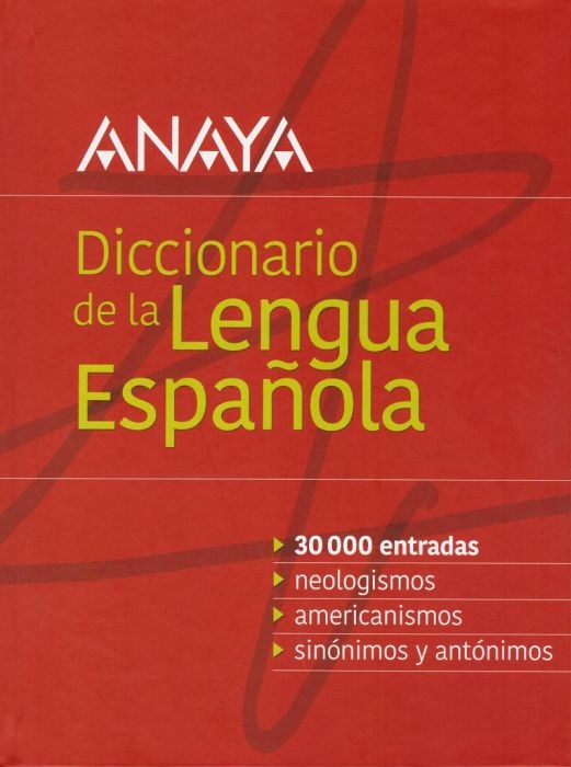 Diccionario de la lengua española anaya