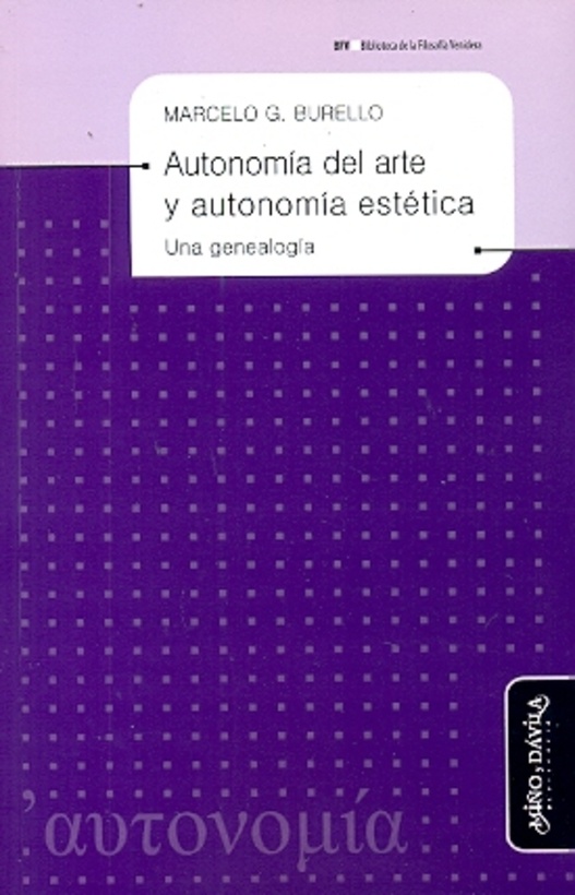 Autonomía del arte y autonomía estética