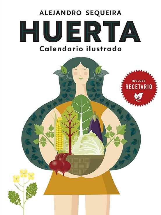 Huerta. Calendario ilustardo