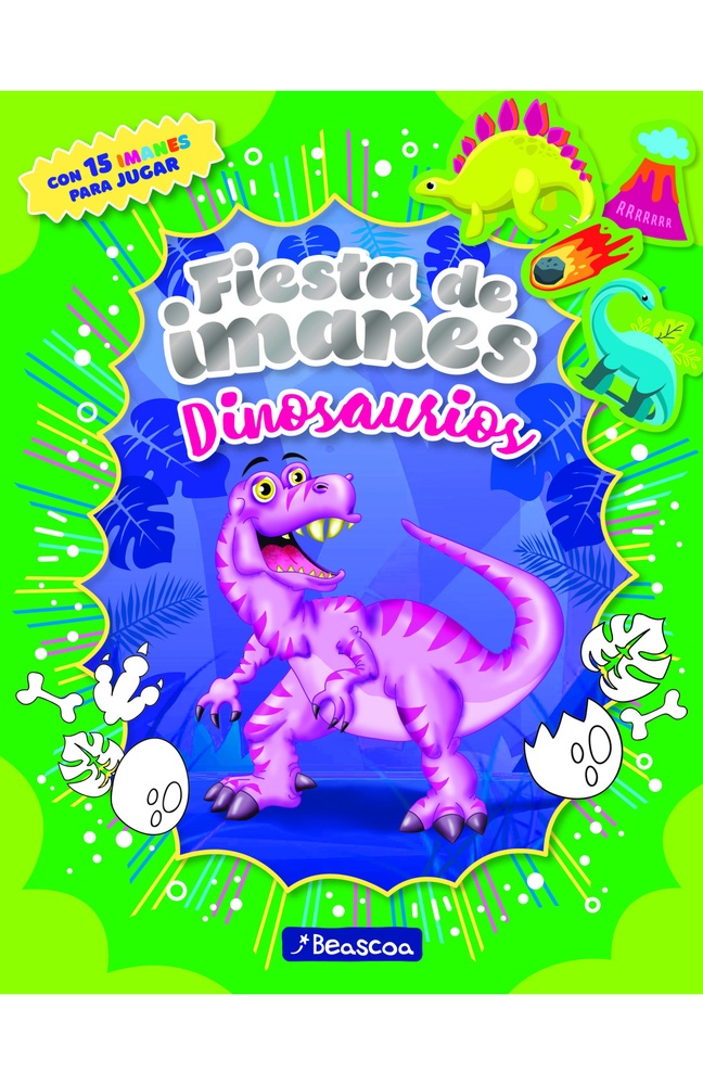 Fiesta de imanes dinosaurios