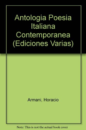 Antologia de poesia italiana contemporanea